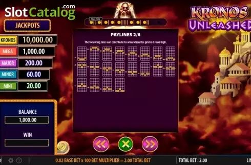 Скрин9. Kronos Unleashed слот