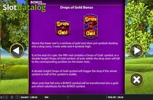 Скрин8. Rainbow Riches Drops of Gold слот