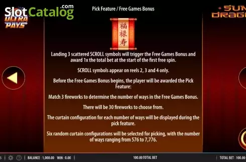 Скрин7. Quick Hit Ultra Pays Sun Dragon слот