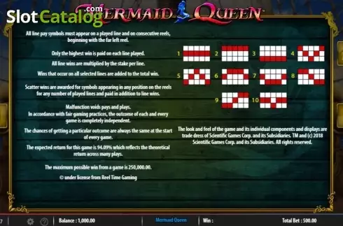 Скрин8. Mermaid Queen (Light and Wonder) слот