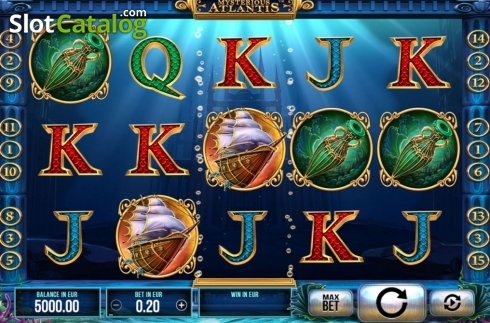 Скрин2. Mysterious Atlantis слот