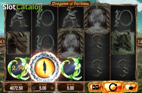 Скрин3. Dragons of Fortune слот