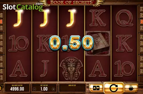 Скрин3. Book of Secrets слот