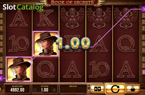 Скрин4. Book of Secrets слот