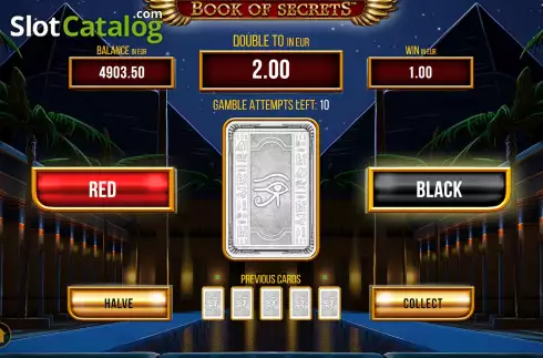Скрин5. Book of Secrets слот