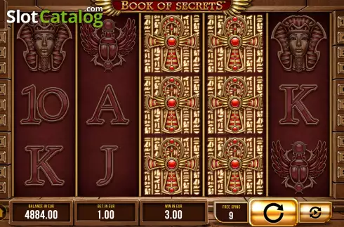 Скрин9. Book of Secrets слот