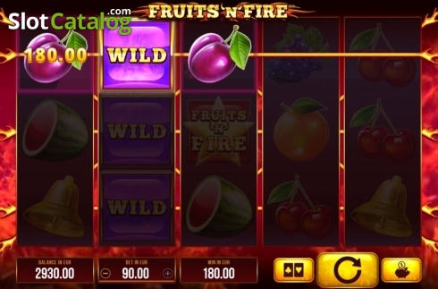 Скрин3. Fruits and Fire слот