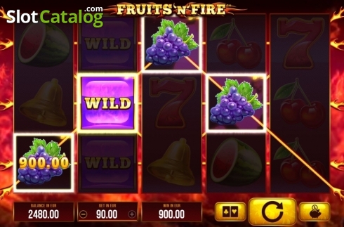 Скрин4. Fruits and Fire слот