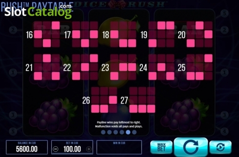 Скрин9. Dice Rush слот