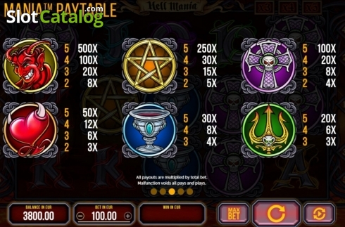 Скрин6. Hell Mania слот