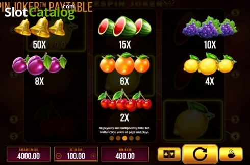 Скрин7. Respin Joker слот