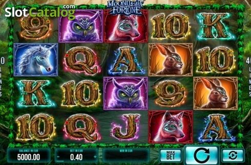 Скрин2. Moonlight Fortune слот