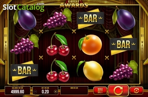 Скрин2. Fruit Awards слот