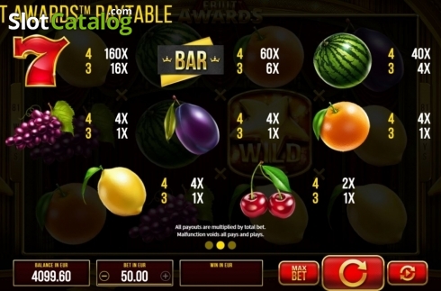 Скрин6. Fruit Awards слот