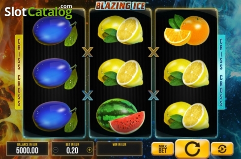Скрин2. Blazing Ice слот