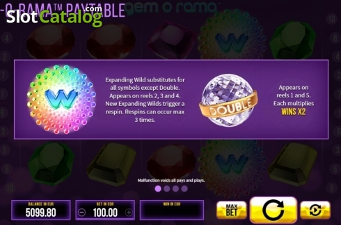 Скрин5. Gem-O-Rama слот