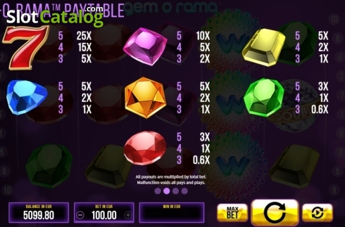 Скрин6. Gem-O-Rama слот