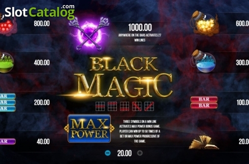 Скрин5. Black Magic (SYNOT) слот