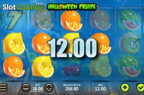 Скрин3. Halloween Fruits (Others) слот