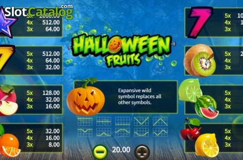 Скрин4. Halloween Fruits (Others) слот