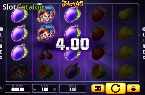 Скрин3. Joker 40 слот