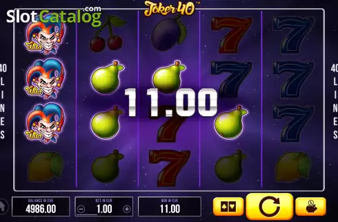 Скрин4. Joker 40 слот
