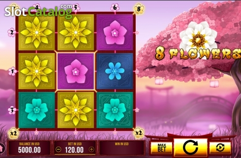 Скрин2. 8 Flowers слот
