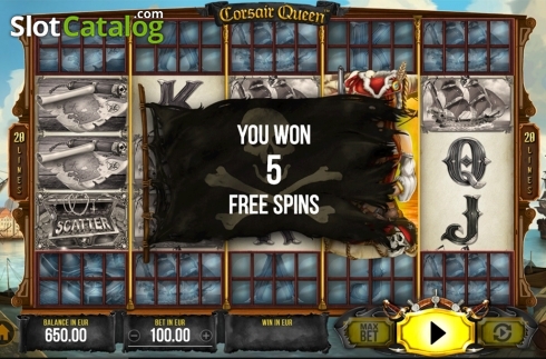 Скрин7. Corsair Queen слот