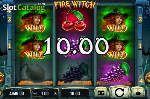 Скрин3. Fire Witch слот