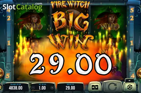 Скрин6. Fire Witch слот