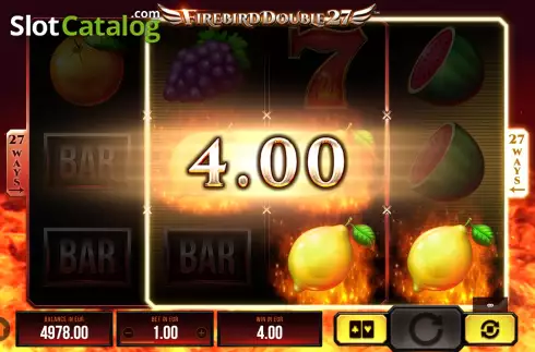 Скрин3. Firebird Double 27 слот