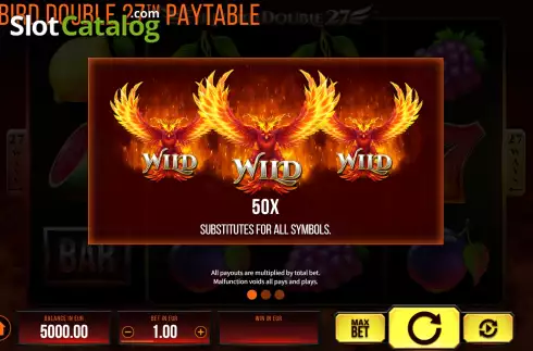 Скрин7. Firebird Double 27 слот