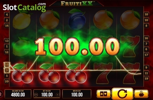 Скрин3. Fruiti XX слот