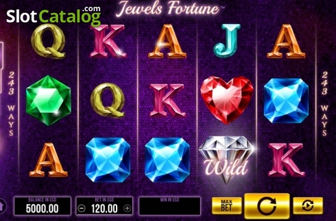Скрин2. Jewels Fortune слот