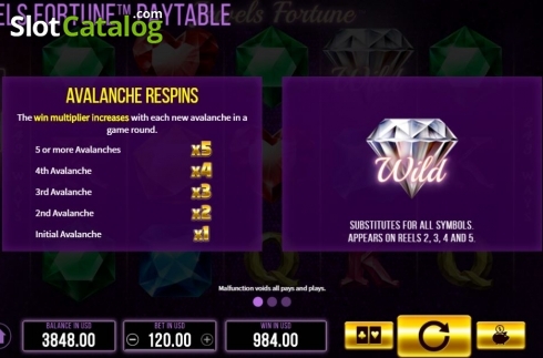 Скрин4. Jewels Fortune слот