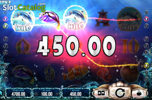 Скрин5. Dolphin's Wild Ride слот