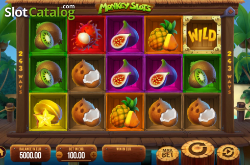 Скрин2. Monkey Slots слот