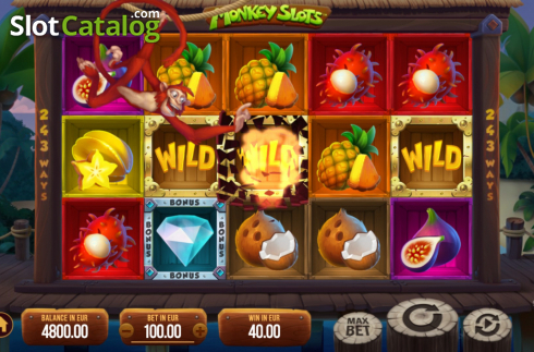 Скрин4. Monkey Slots слот