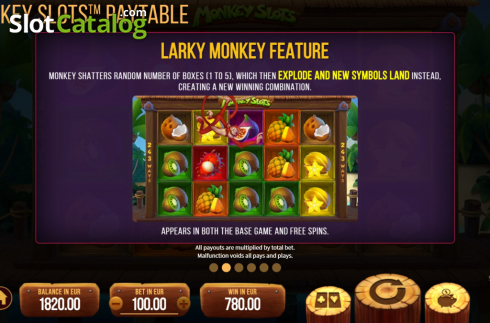 Скрин8. Monkey Slots слот
