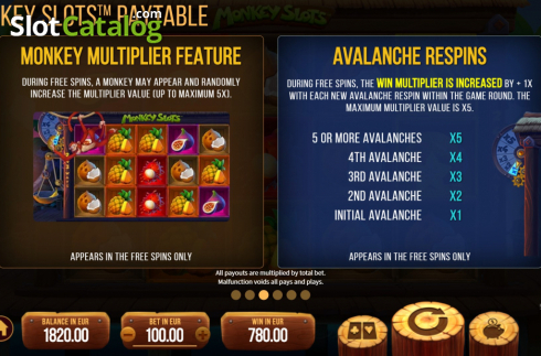 Скрин9. Monkey Slots слот