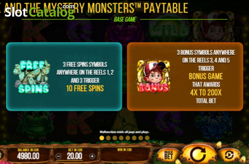 Скрин5. Jack And The Mystery Monsters слот