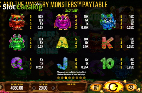 Скрин7. Jack And The Mystery Monsters слот