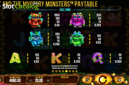 Скрин9. Jack And The Mystery Monsters слот