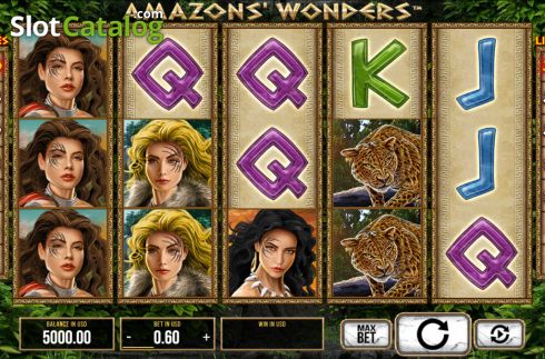 Скрин2. Amazons Wonders слот