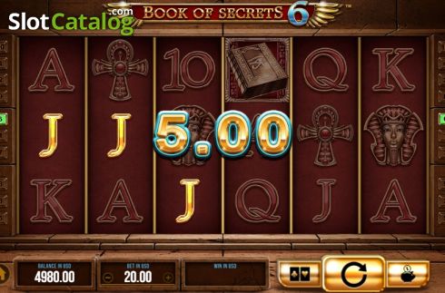 Скрин3. Book of Secrets 6 слот