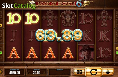 Скрин4. Book of Secrets 6 слот