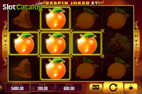 Скрин3. Respin Joker 81 слот