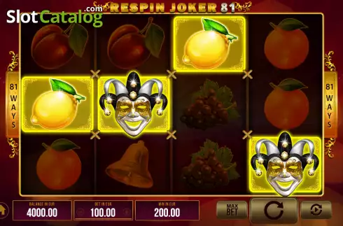 Скрин4. Respin Joker 81 слот