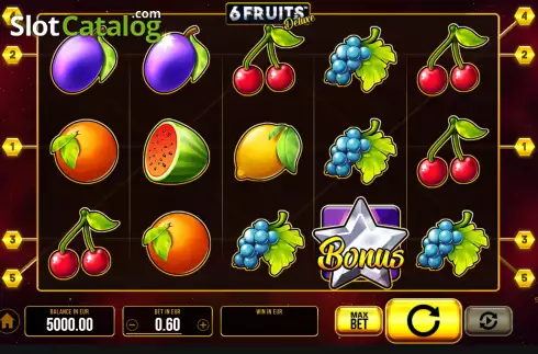 Скрин2. 6 Fruits Deluxe слот