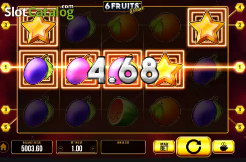 Скрин4. 6 Fruits Deluxe слот